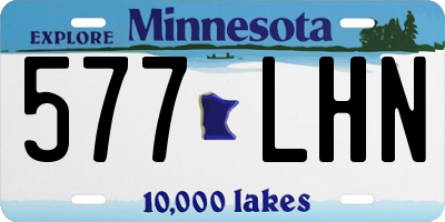 MN license plate 577LHN