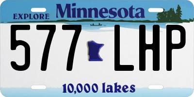 MN license plate 577LHP