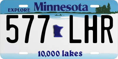 MN license plate 577LHR