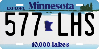 MN license plate 577LHS