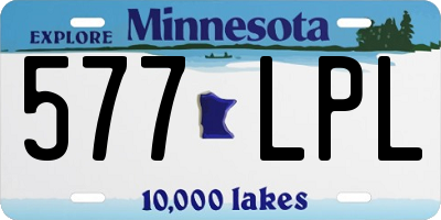 MN license plate 577LPL