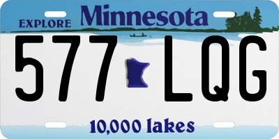 MN license plate 577LQG