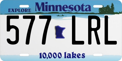 MN license plate 577LRL