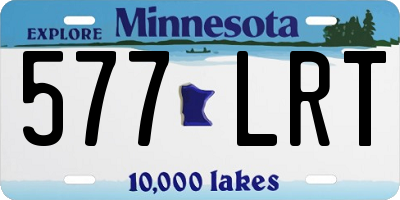 MN license plate 577LRT