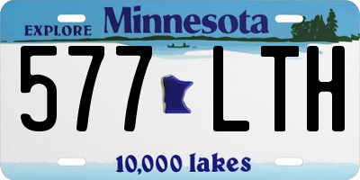 MN license plate 577LTH