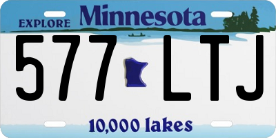 MN license plate 577LTJ