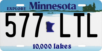 MN license plate 577LTL