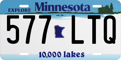 MN license plate 577LTQ