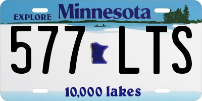 MN license plate 577LTS