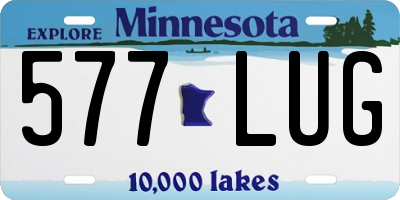 MN license plate 577LUG