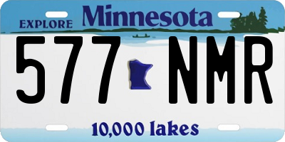 MN license plate 577NMR