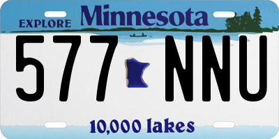 MN license plate 577NNU