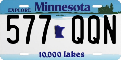 MN license plate 577QQN