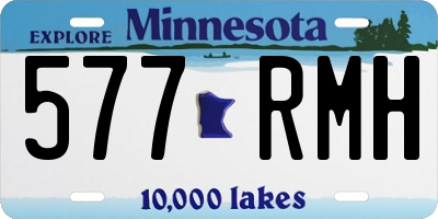 MN license plate 577RMH