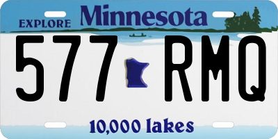 MN license plate 577RMQ