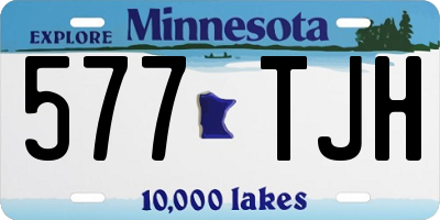 MN license plate 577TJH
