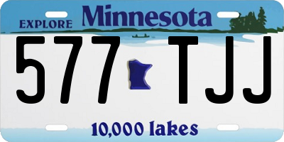 MN license plate 577TJJ