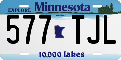 MN license plate 577TJL