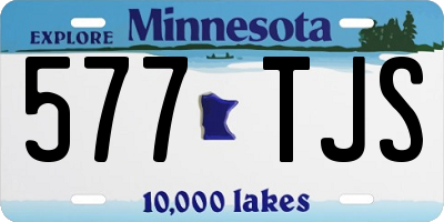 MN license plate 577TJS