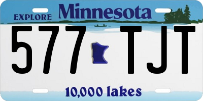 MN license plate 577TJT