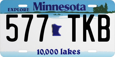 MN license plate 577TKB
