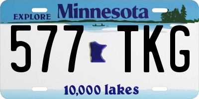 MN license plate 577TKG