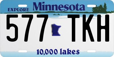 MN license plate 577TKH