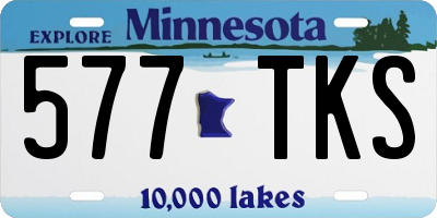 MN license plate 577TKS
