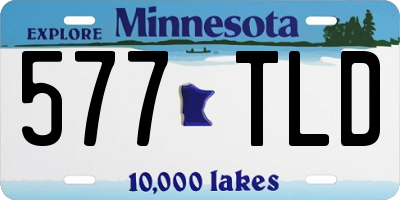 MN license plate 577TLD
