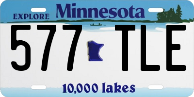 MN license plate 577TLE