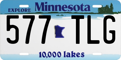 MN license plate 577TLG