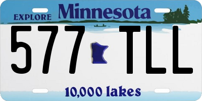 MN license plate 577TLL