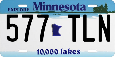 MN license plate 577TLN