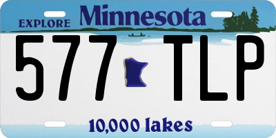 MN license plate 577TLP