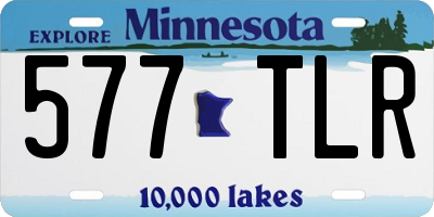 MN license plate 577TLR