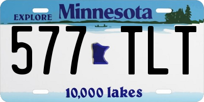 MN license plate 577TLT