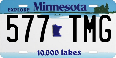 MN license plate 577TMG