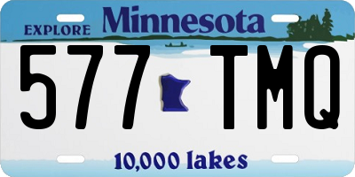 MN license plate 577TMQ