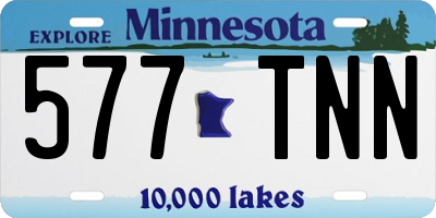 MN license plate 577TNN