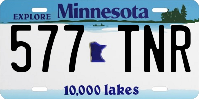 MN license plate 577TNR