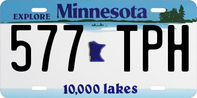 MN license plate 577TPH