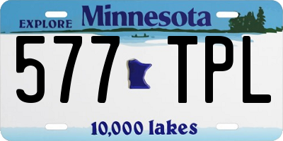 MN license plate 577TPL