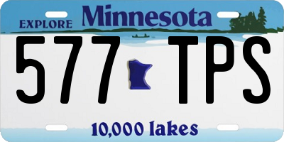 MN license plate 577TPS