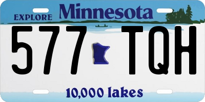 MN license plate 577TQH