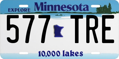 MN license plate 577TRE