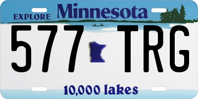 MN license plate 577TRG