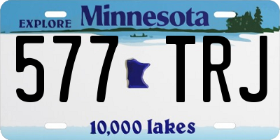 MN license plate 577TRJ