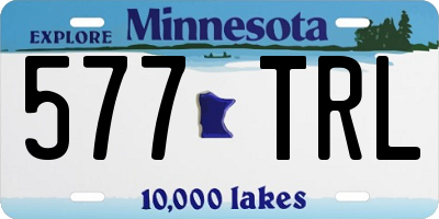 MN license plate 577TRL