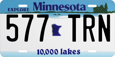 MN license plate 577TRN
