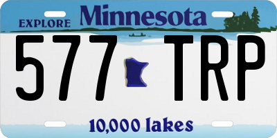 MN license plate 577TRP
